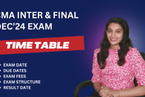 CMA inter and final December 2024 Examination